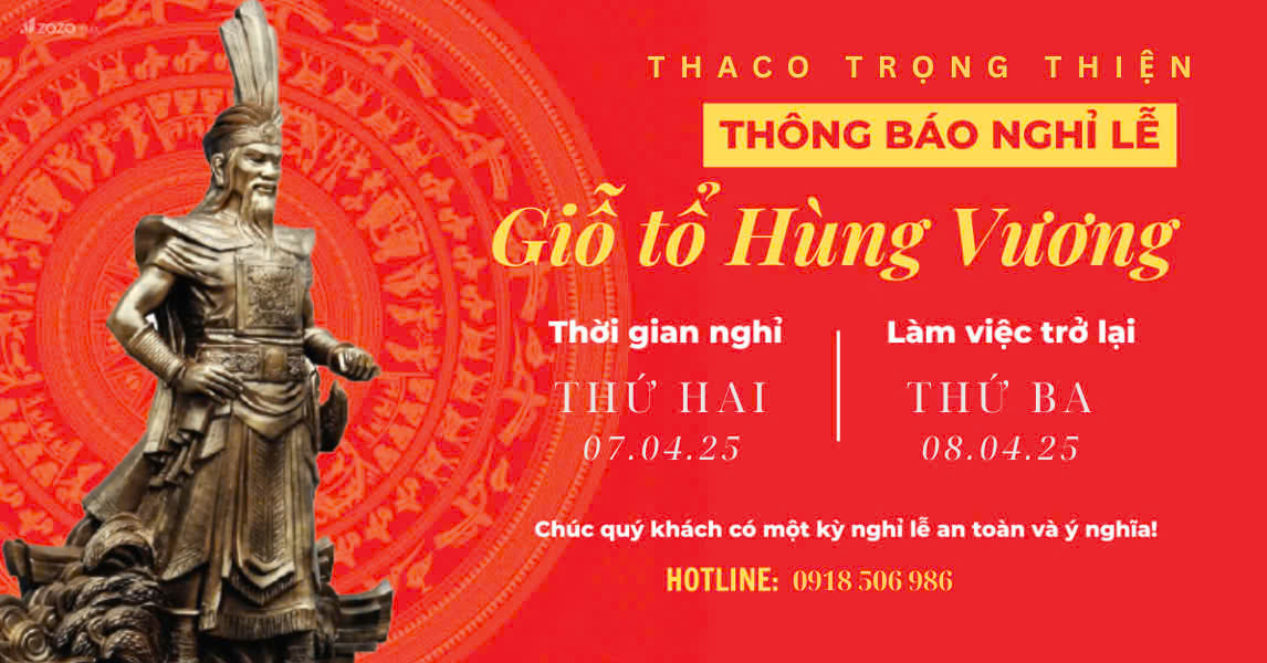 NGHỈ LỄ GIỖ TỔ HÙNG VƯƠNG