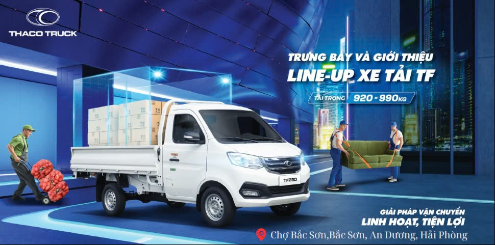 SỰ KIỆN TRƯNG BÀY VÀ GIỚI THIỆU LINE-UP SẢN PHẨM  THACO TRUCK